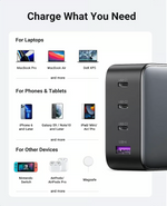 Ugreen 4-Port Gan Fast Charger 100W USB-C*3 + USB-A*1 – 35874