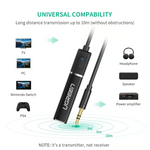 Ugreen 40761 Bluetooth Transmitter with 3.5mm Male Audio Cable