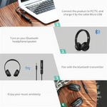 Ugreen 40761 Bluetooth Transmitter with 3.5mm Male Audio Cable