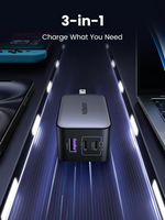 Ugreen 65W 3-Port GAN Fast Charger – 20700