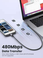 Ugreen Angled USB TYPE-C TO USB-C Cable 60w 3m – 80714