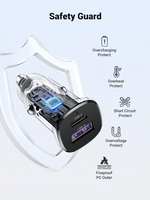 Ugreen Dual Port PD30W Car Charger – 25045