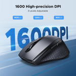 Ugreen Ergonomic Contoured-Shape Design Wireless Mouse 2.4 GHz – 45012