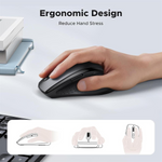 Ugreen Ergonomic Contoured-Shape Design Wireless Mouse 2.4 GHz – 45012