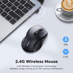 Ugreen Ergonomic Contoured-Shape Design Wireless Mouse 2.4 GHz – 45012