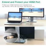 Ugreen Gold Plated 4K Hdmi Male to Female Connector – 20110