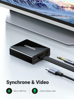 Ugreen Hdmi to Vga with Audio Converter – 40248