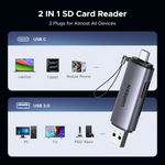 Ugreen Micro SD Card Reader Usb C Usb 3.0 to Memory Card Reader Adapter – 50706