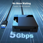 Ugreen SD Card Reader USB 3.0 Card Hub Adapter 5Gbps Read 4 Cards Simultaneously – 30333