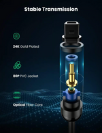 Ugreen Toslink Optical Audio Cable