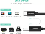 Ugreen USB-C 2.0 To USB-B 2.0 Print Cable Black 2M – 50446
