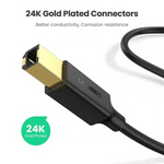 Ugreen USB2.0 to USB-B Square Port Printer Cable
