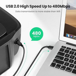 Ugreen USB2.0 to USB-B Square Port Printer Cable