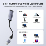 Ugreen USB / USB-C To 4K Hdmi Video Capture Card – 40189