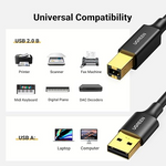Ugreen USB A 2.0 To Usb B Printer Cable