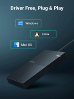 Ugreen USB 2.5″ SATA HDD ENCLOSURE USB 3.0 with Wire 0.5M – 30719