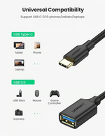 Ugreen Usb-C 3.0 To Usb-A OTG Adapter – 30701