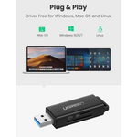 Ugreen Usb 3.0 Card Reader With SD/TF – 40752