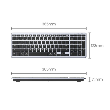 Ugreen Wireless Bluetooth Membrane Keyboard -15258