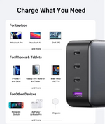 Ugreen X564 100W Charger 4-Port 3 USB-C 1 USB-A GaN Fast Charger Power Adapter -10375