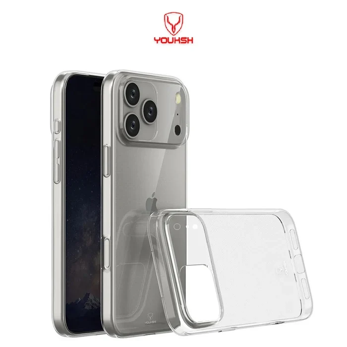 YOUKSH iPhone 18 Pro Max Transparent Case