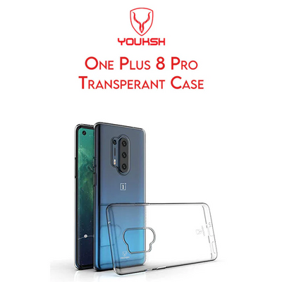 YOUKSH OnePlus 8 Pro Transparent Shockproof Case