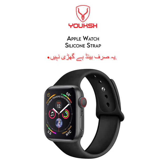 Youksh Apple Watch Silicone Strap 38mm/40mm (Series 1-6)