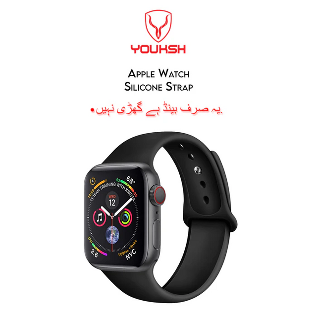 Youksh Apple Watch Silicone Strap 38mm/40mm (Series 1-6)