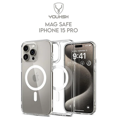 Youksh Apple iPhone 15 Pro MagSafe Shockproof Case
