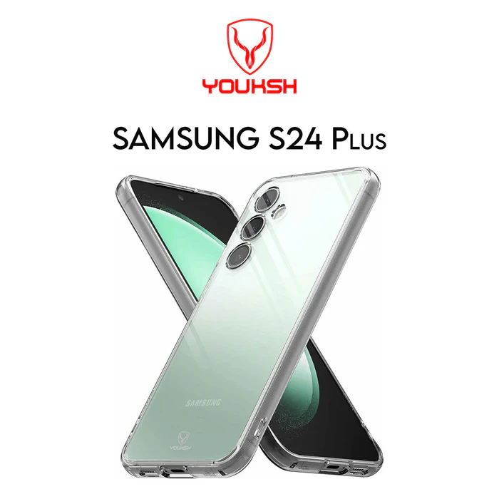 Youksh Galaxy S24 Plus Transparent Shock Proof Case