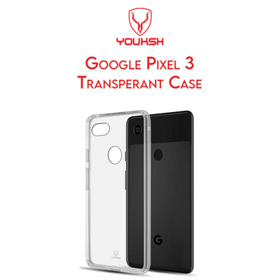 Youksh Google Pixel 3 Transparent Silicone Case