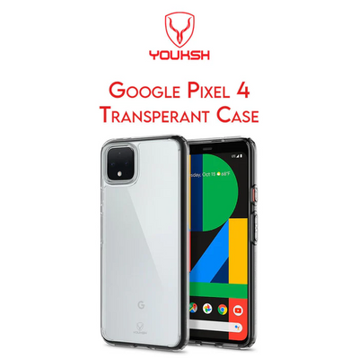 Youksh Google Pixel 4 Transparent Protective Case