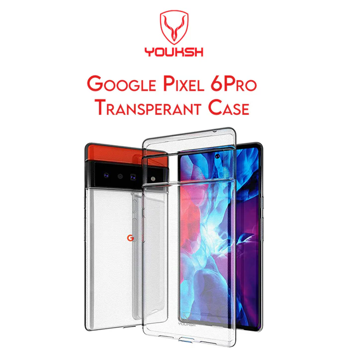 Youksh Google Pixel 6 Pro Transparent Back Cover