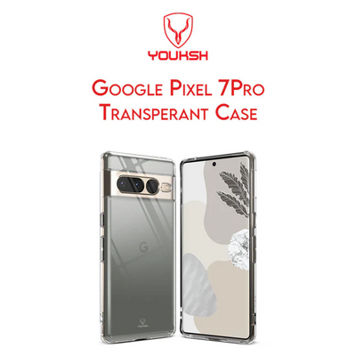 Youksh Google Pixel 7 Pro Transparent Silicone Case