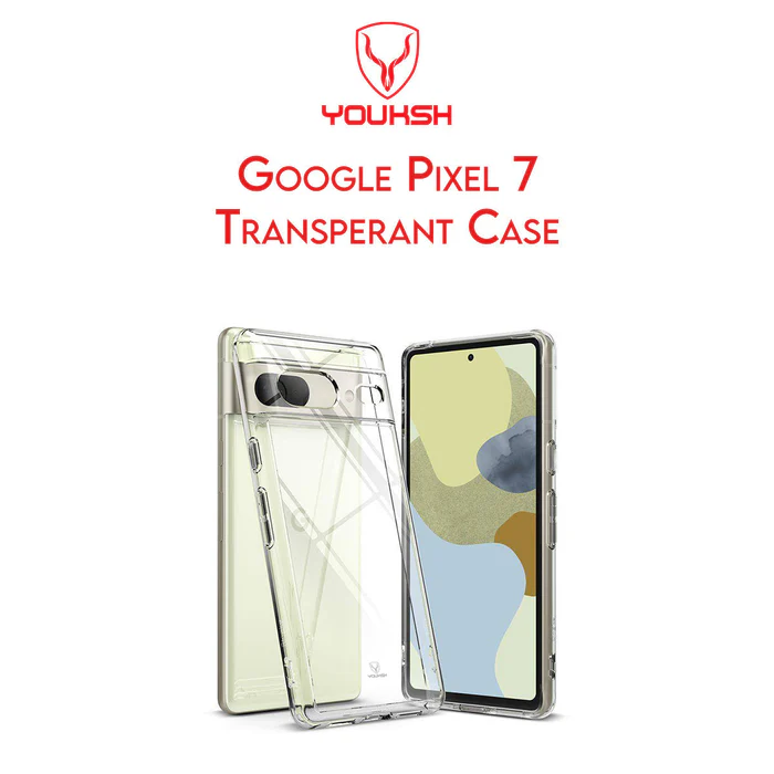 Youksh Google Pixel 7 Transparent Silicone Case