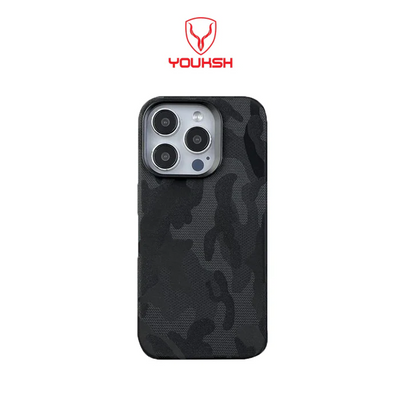 Youksh MagSafe Microfiber Premium Camouflage Case