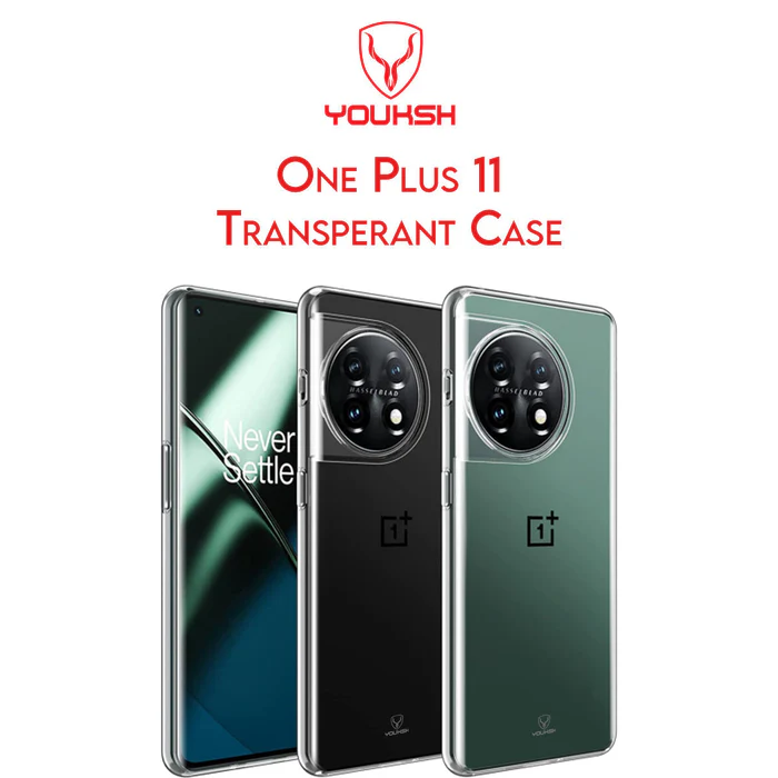 Youksh OnePlus 11 Transparent Back Cover