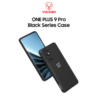 Youksh OnePlus 9 Pro Black Silicone Case