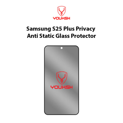 Youksh S25 Plus Privacy Anti-Static Glass Protector