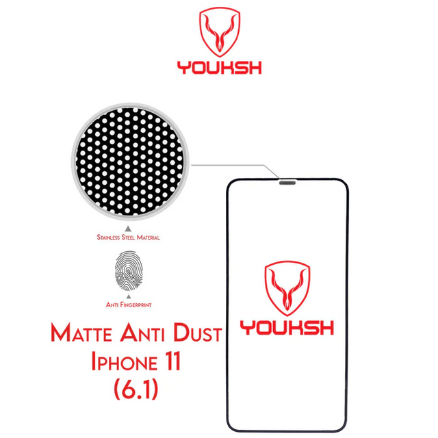Youksh iPhone 11 Matte Glass Protector