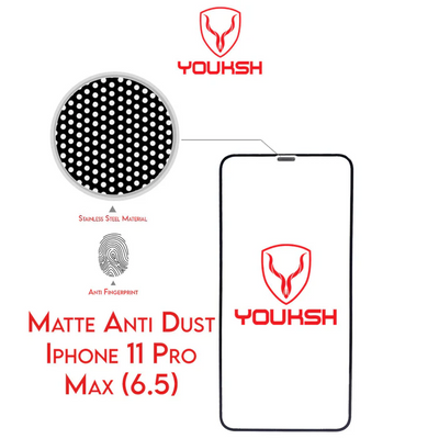Youksh iPhone 11 Pro Max Matte Glass Protector