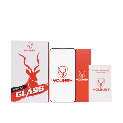 Youksh iPhone 14 (6.1) Matte Anti-Dust Tempered Glass Screen Protector