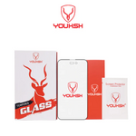 Youksh iPhone 15 Pro Max Anti-Dust Glass Screen Protector