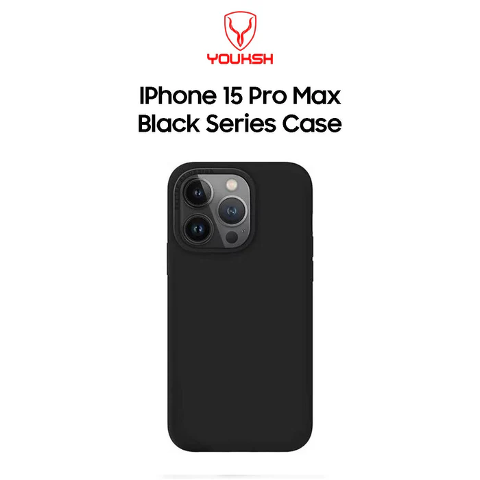 Youksh iPhone 15 Pro Max Silicone Case