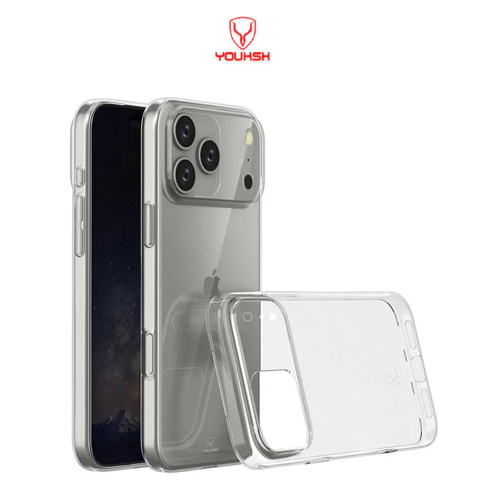 Youksh iPhone 17 Pro Max Transparent Case