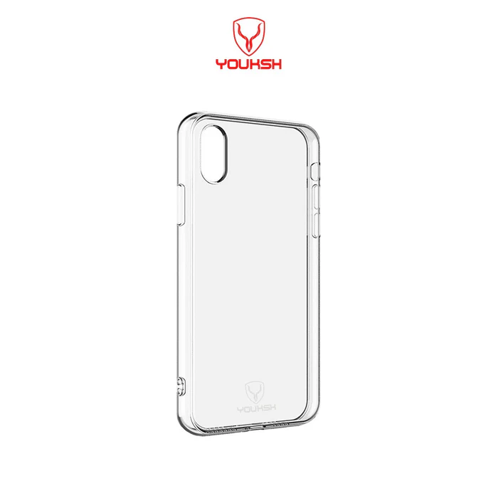 Youksh iPhone X/Xs Transparent Shockproof Back Cover