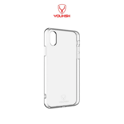 Youksh iPhone X/Xs Transparent Shockproof Back Cover