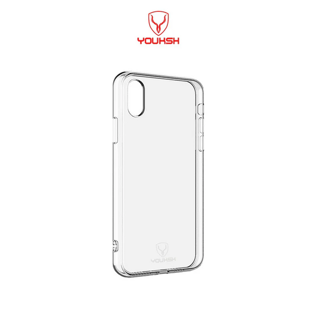 Youksh iPhone X/Xs Transparent Shockproof Back Cover