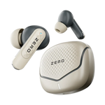 Zero Wave ANC earbuds and charging case in Moonstone Beige