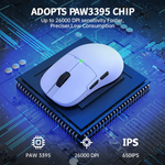 Ajazz AJ159 Wireless Gaming Mouse – White
